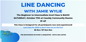 Line Dancing w/Jamie Wylie
